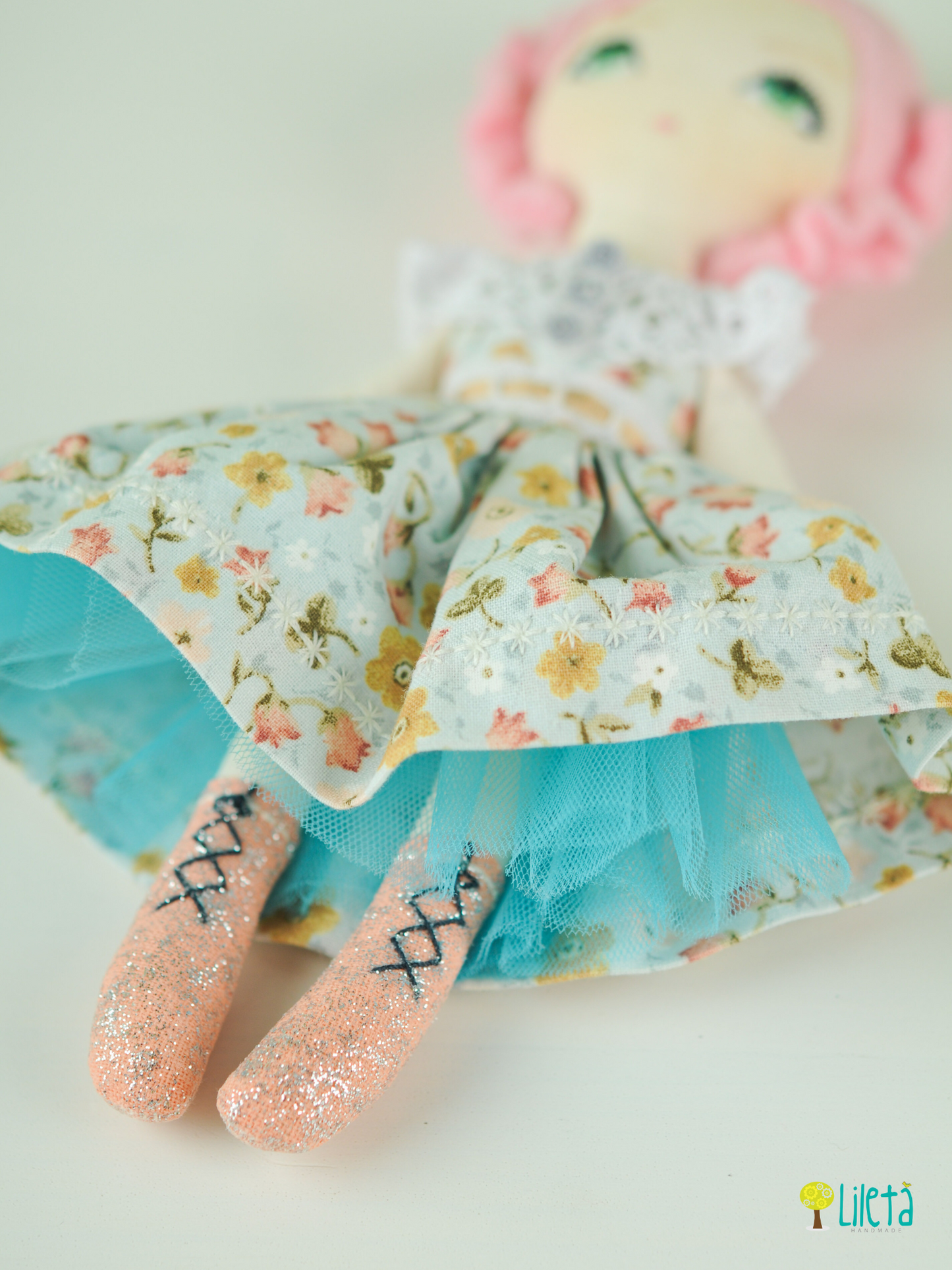 Rosette – The Petal Artist 🌸 | Handmade doll