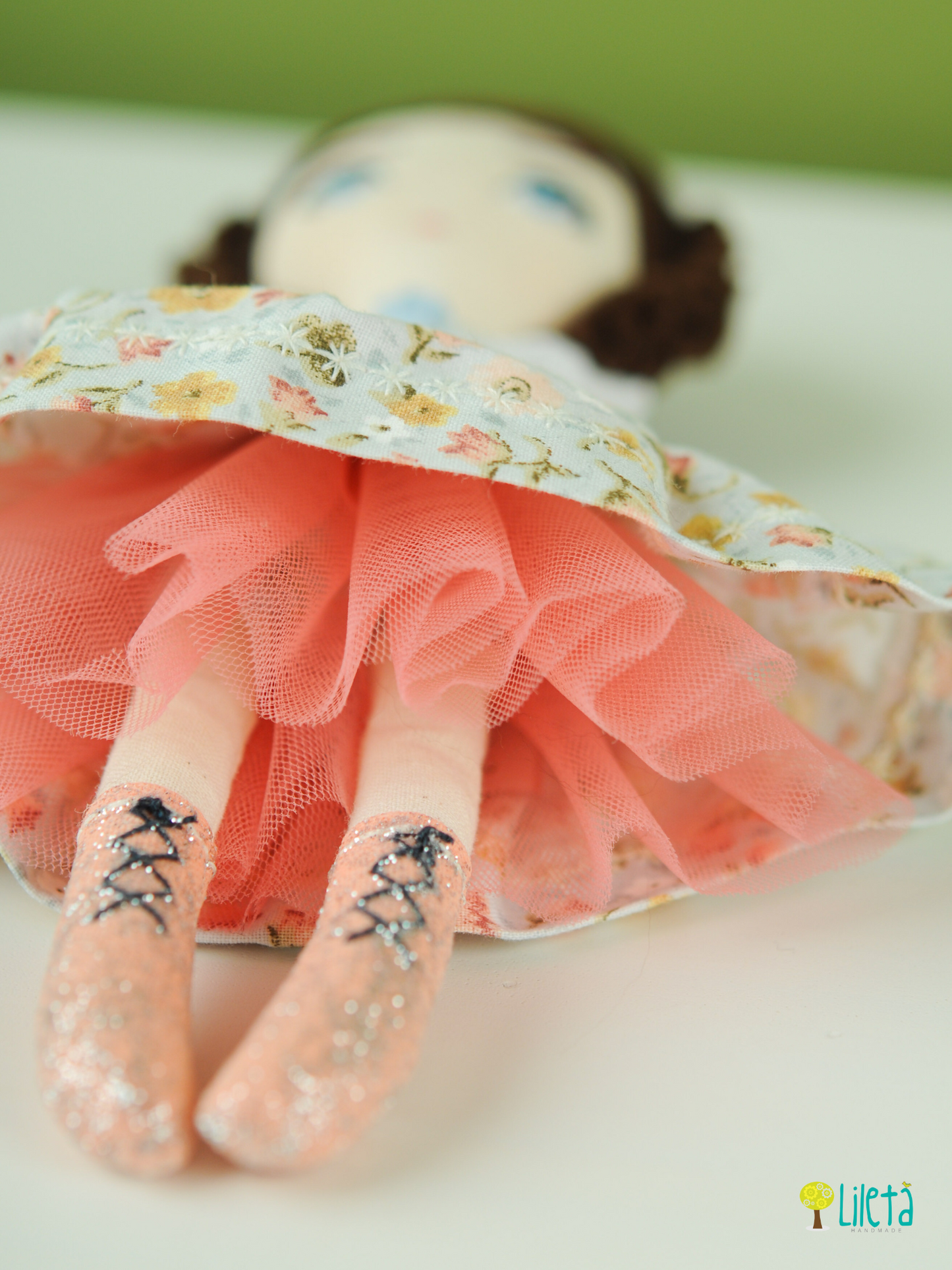 🪴 Lilou – The Herbal Whisperer Doll | Handmade natural soul companion for calm moments