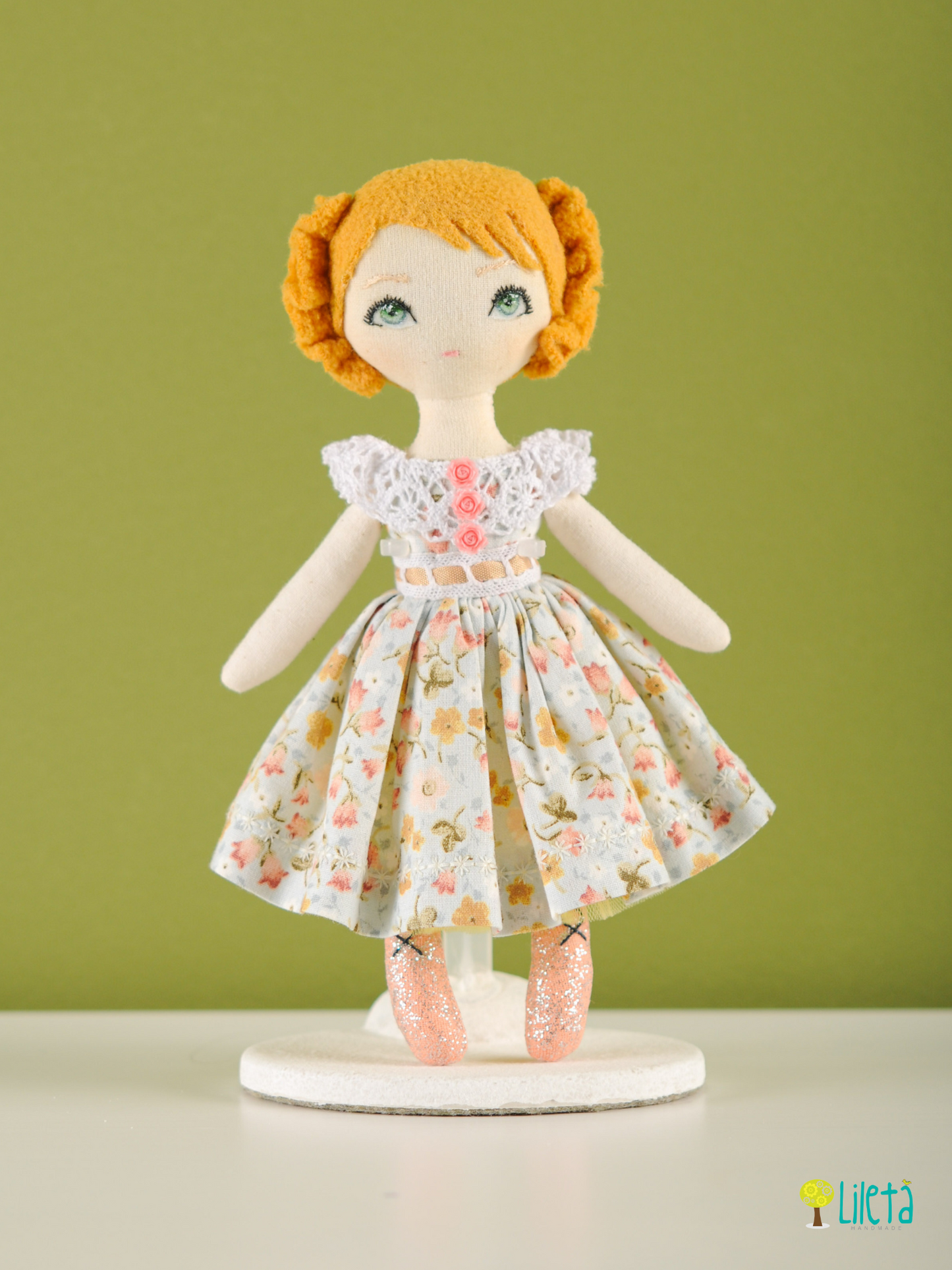 🐞 Adele – The Winged Adventure Chronicle Doll | Handmade nature explorer doll for curious minds