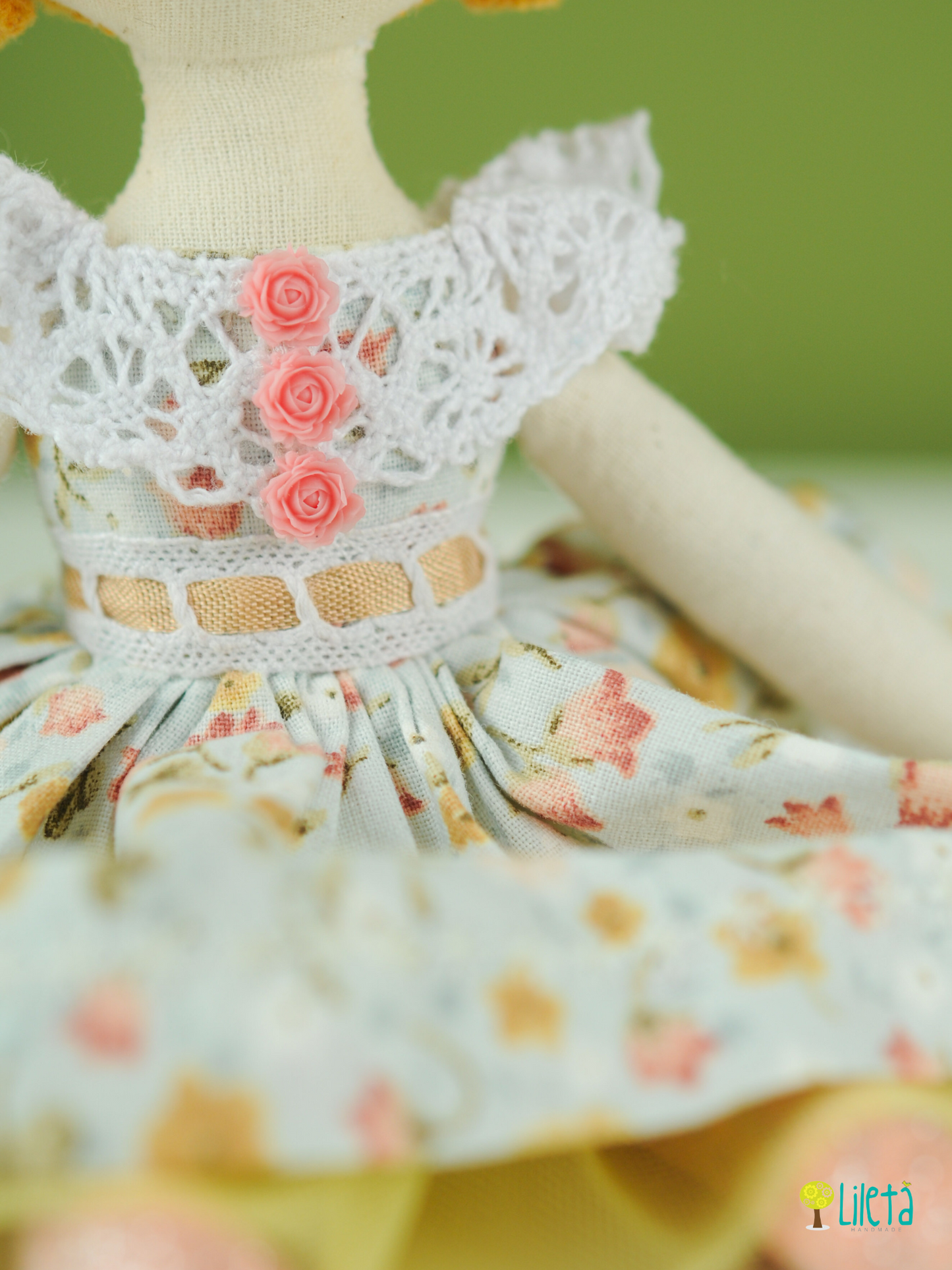 🐞 Adele – The Winged Adventure Chronicle Doll | Handmade nature explorer doll for curious minds